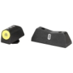 Picture of XS Sights DXT2 Big Dot Tritium Front  White Stripe Express Rear  Fits Glock 42/43  Green with Yellow Outline GL-0011S-5Y
