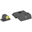 Picture of XS Sights DXT2 Big Dot Tritium Front  White Stripe Express Rear  Fits S&W M&P 9 SHIELD EZ  Green with Yellow Outline SW-0032S-5Y