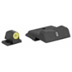 Picture of XS Sights DXT2 Big Dot Tritium Front  White Stripe Express Rear  Fits S&W M&P Full Size and Compact  Green with Yellow Outline SW-0029S-5Y