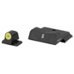 Picture of XS Sights DXT2 Big Dot Tritium Front  White Stripe Express Rear  Fits S&W M&P Full Size and Compact  Green with Yellow Outline SW-0029S-5Y