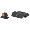 Picture of XS Sights DXT2 Big Dot Tritium Front  White Stripe Express Rear  Fits S&W M&P SHIELD  Green with Orange Outline SW-0030S-5N