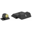 Picture of XS Sights DXT2 Big Dot Tritium Front  White Stripe Express Rear  Fits S&W M&P SHIELD  Green with Yellow Outline SW-0030S-5Y