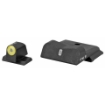 Picture of XS Sights DXT2 Big Dot Tritium Front  White Stripe Express Rear  Fits S&W M&P SHIELD  Green with Yellow Outline SW-0030S-5Y