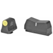 Picture of XS Sights DXW2 Big Dot  Night Sights  Suppressor Height  Yellow Front Night Sight  Standard Black Rear Sight  For Glock 17/19/22/23/24/26/27/31/32/33/34/35/36/45  Taurus G3c/GX4/New Production G3  Walther PDP GL-0015P-3Y