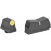 Picture of XS Sights DXW2 Big Dot  Night Sights  Suppressor Height  Yellow Front Night Sight  Standard Black Rear Sight  For Glock 17/19/22/23/24/26/27/31/32/33/34/35/36/45  Taurus G3c/GX4/New Production G3  Walther PDP GL-0015P-3Y