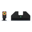 Picture of XS Sights F8 Night Sight  Fits Glock 42 and 43  Green with Orange Outline Front  Green Rear  Tritium Front/Rear GL-F008P-5