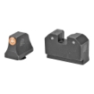 Picture of XS Sights R3D  Tritium Night Sights  Suppressor Height  Orange Front and Black Rear  Fits Glock 17 19 22 23 24 26 27 31 32 33 34 35 36 38 GL-R021P-6N
