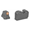 Picture of XS Sights R3D  Tritium Night Sights  Suppressor Height  Orange Front and Black Rear  Fits Glock 17 19 22 23 24 26 27 31 32 33 34 35 36 38 GL-R021P-6N