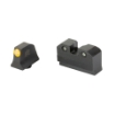 Picture of XS Sights R3D 2.0  Suppressor Height Night Sight  For Glock 17/19/22/23/24/26/27/31/32/33/34/35/36  Orange Front Outline  Green Front/Rear Tritium GL-R204P-6N