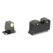 Picture of XS Sights R3D 2.0  Suppressor Height Night Sight  For S&W M&P OR Full Size & Compact  Green Front Outline  Green Tritium Front/Rear SW-R205P-6G