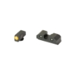 Picture of XS Sights R3D 2.0  Tritium Night Sight  Fits Glock 17/19/22/23/24/26/27/31/32/33/34/35/36  Orange Front Outline  Green Tritium Front/Rear GL-R201P-6N