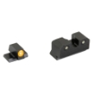 Picture of XS Sights R3D 2.0  Tritium Night Sight  Fits S&W M&P Shield  Orange Front Outline  Green Tritium Front/Rear SW-R207P-6N