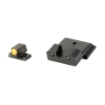 Picture of XS Sights R3D 2.0  Tritium Night Sight  Fits S&W M&P Shield OR  Orange Front Outline  Green Tritium Front/Rear SW-R204P-6N