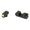Picture of XS Sights R3D 2.0  Tritium Night Sight  For Glock 43  Green Front Outline  Green Tritium Front/Rear GL-R203P-6G