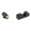 Picture of XS Sights R3D 2.0  Tritium Night Sight  For Glock 43  Green Front Outline  Green Tritium Front/Rear GL-R203P-6G