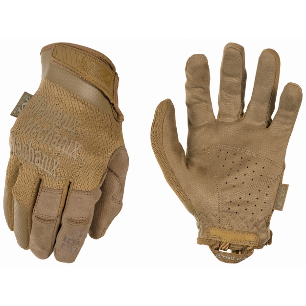 Picture of Mechanix Wear Gloves  Large  Coyote  Specialty 0.5mm MSD-72-010